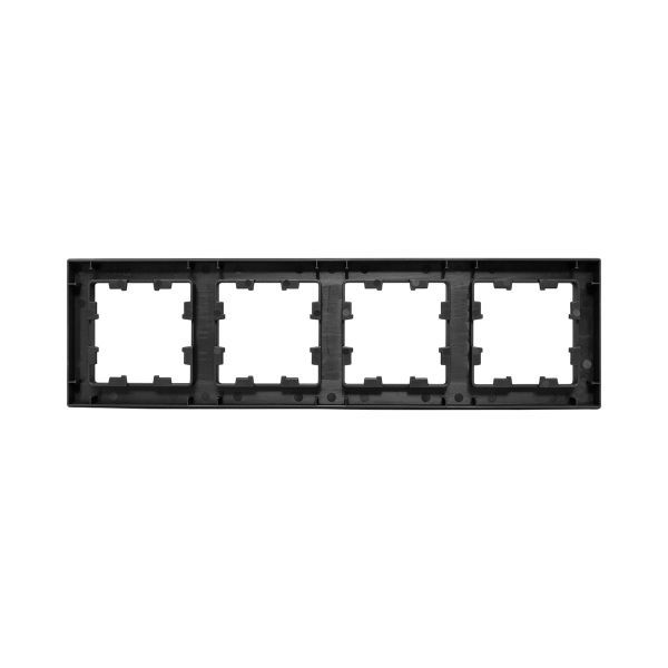  Рамка 4-м Эпика пластик черн. EKF UP1-FPB-04 фото в каталоге от BTSprom.by