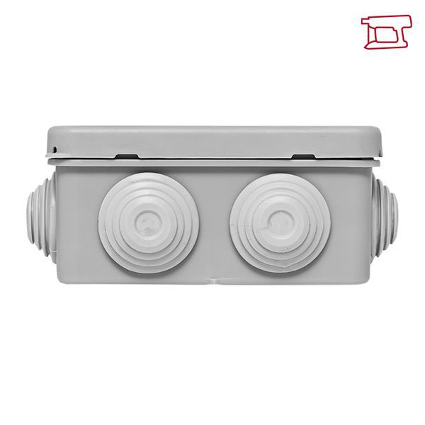  Коробка распределительная КМР-030-031 85х85х40 IP55 с крышкой для прямого монтажа 8 мембранных вводов сер. розн. стикер EKF plc-kmr-030-031-r фото в каталоге от BTSprom.by