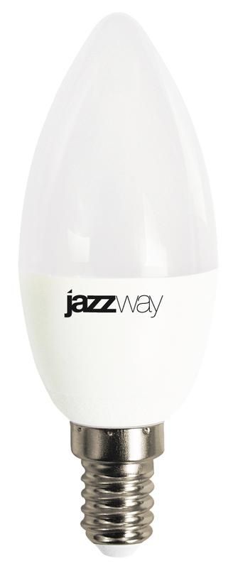 лампа светодиодная pled-lx 8вт c37 свеча 3000к тепл. бел. e14 pro jazzway 5028470 от BTSprom.by