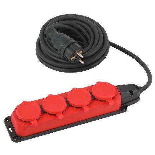 удлинитель 4х5м с заземл. ip44 кг 3х1.5 каучук uk-4e-3x1.5-5m-ip44(kg) эра б0057585 от BTSprom.by