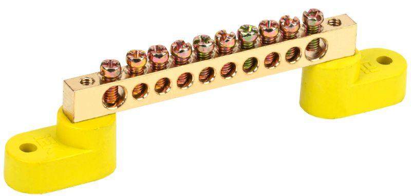 шина pe "земля" шни-6х9-10-у2-ж на 2х угл. изол. iek ynn10-69-10c2-k05 от BTSprom.by