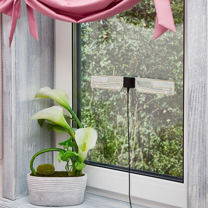  Антенна ТВ комнатная "АКТИВНАЯ" для аналогового и цифрового телевидения DVB-T2 Ag-707 (с USB) Rexant 34-0707 фото в каталоге от BTSprom.by