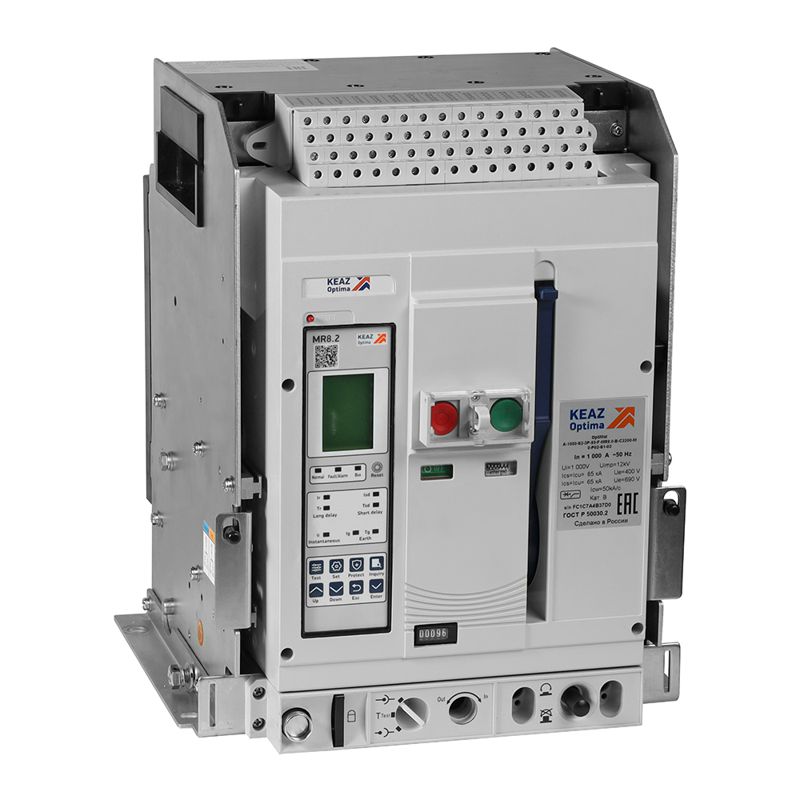  Выключатель автоматический 3п 1250А 50кА OptiMat A 1250 S1 3P 50 D MR8.2 B C2200 M2 P05 S2 06 КЭАЗ 366277 фото в каталоге от BTSprom.by