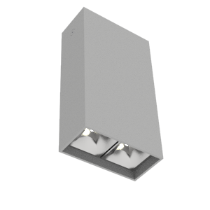 светильник светодиодный dl-box reflect multi 1х2 5вт 3000к 80х40х150 накладной 24град. ral7045 сер. муар varton v1-r0-70251-20l20-2000530 от BTSprom.by