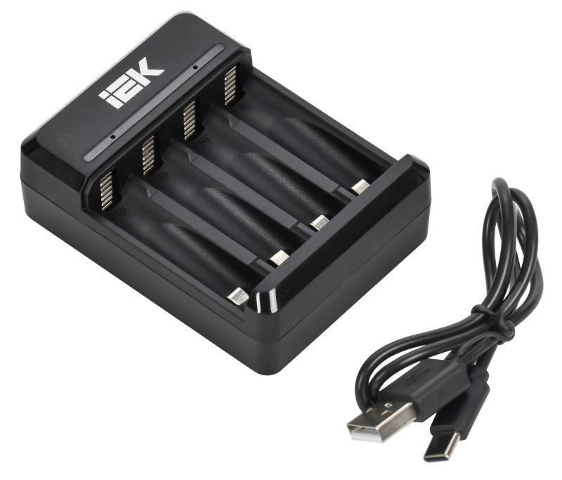 устройство зарядное nimh/cd 2-4 aa/aaa 200ма led iek abc11-4-2-tyc-m-020-led от BTSprom.by