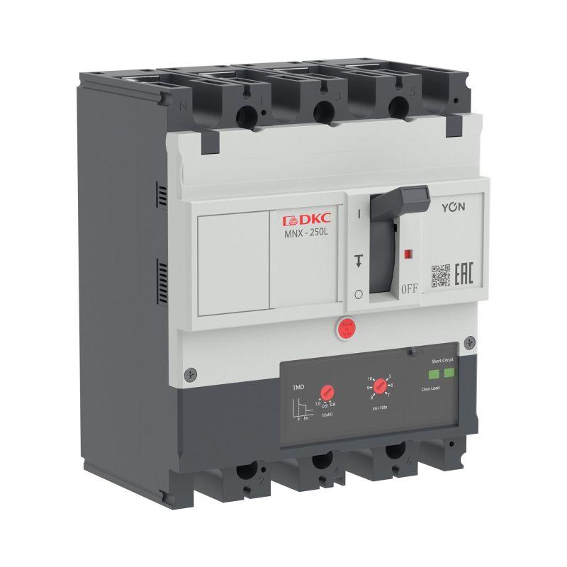выключатель автоматический 4p 200а 70ка pro mnx250l при ac415v расцепитель tmd yon mnx250l4ptmd0200 от BTSprom.by