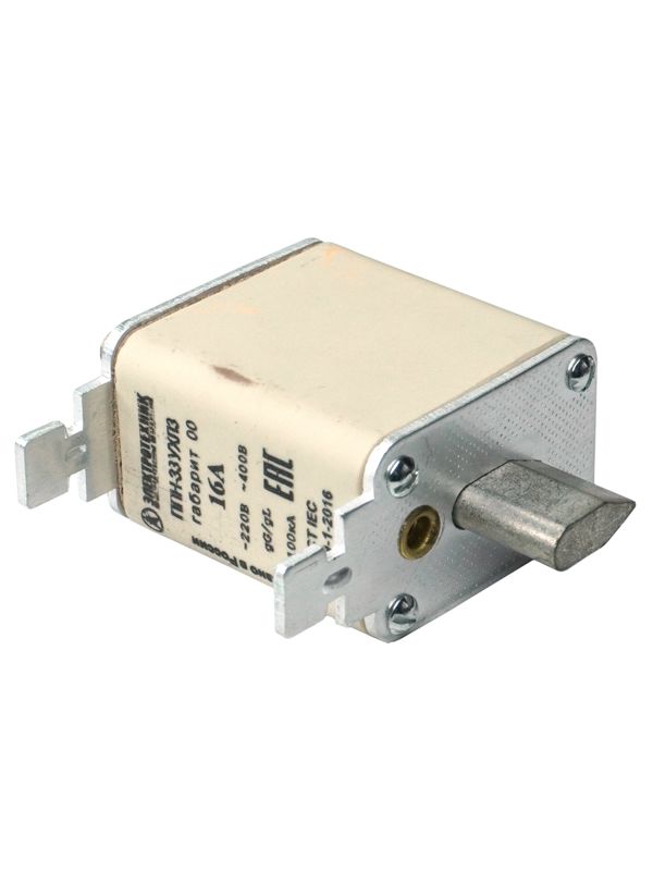 вставка плавкая ппн-33 ухл3 16а габарит 00 ip00 электротехник et522683 от BTSprom.by