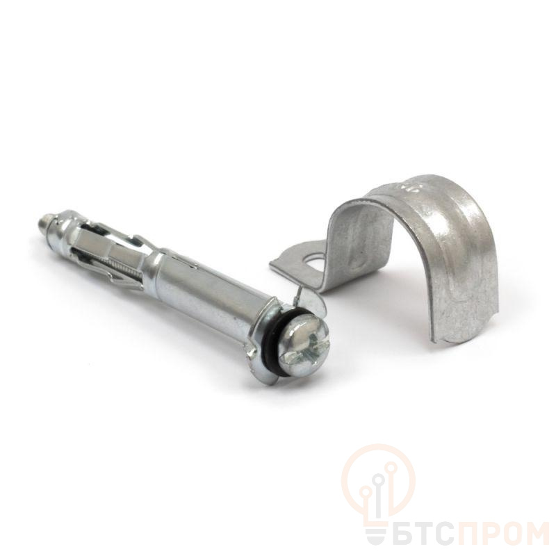 Комплект для крепления ОКЛ с использ. дюбеля Молли М4х54 и скобы СМО d19-20мм (уп.100шт) Промрукав PR08.5015 фото в каталоге от BTSprom.by  Комплект для крепления ОКЛ с использ. дюбеля Молли М4х54 и скобы СМО d19-20мм (уп.100шт) Промрукав PR08.5015 фото в каталоге от BTSprom.by