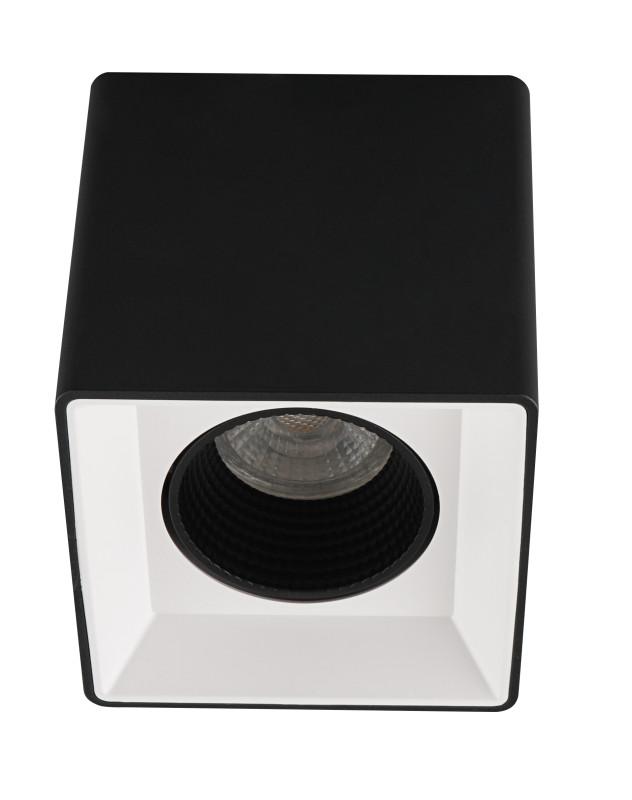 светильник накладной ip20 10вт gu5.3 led черн.-бел./черн. пластик denkirs dk3080-bw+bk от BTSprom.by