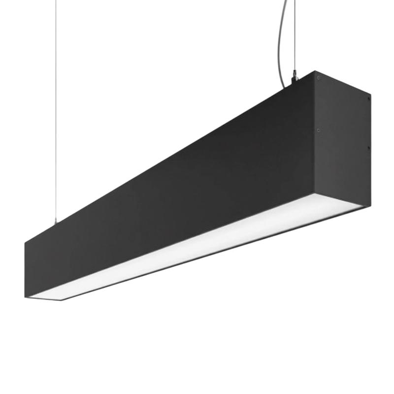 светильник светодиодный ulo-k10d 60вт/5000к/l120/h 60вт 5000к ip40 black линейный подвесной черн. uniel ul-00013176 от BTSprom.by