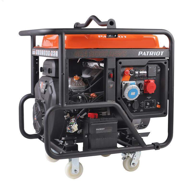 бензогенератор gra 19000daws patriot 472102319 от BTSprom.by