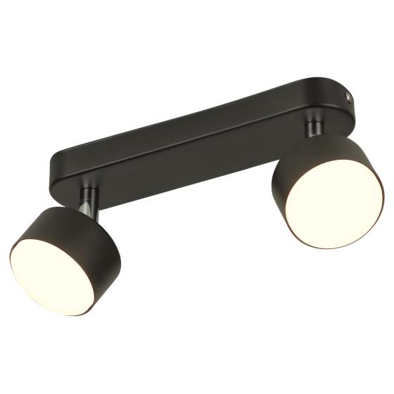 светильник alesta 7079-702 15вт 2хgx53 настен./потолочн. спот поворотн. rivoli б0069932 от BTSprom.by