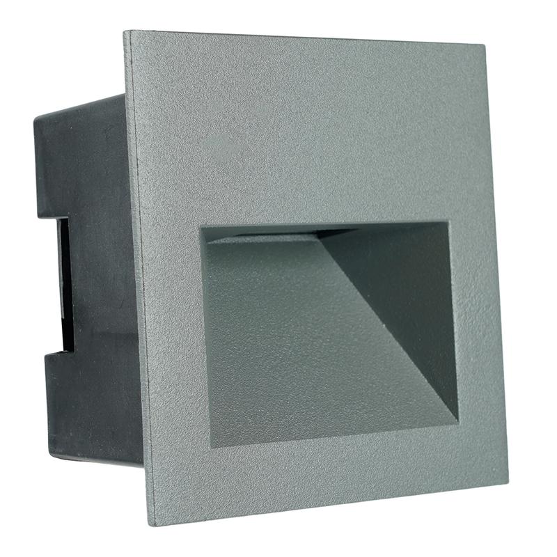 светильник светодиодный встраиваемый 3вт 4000к ip65 сер. ln013-1 feron 51957 от BTSprom.by