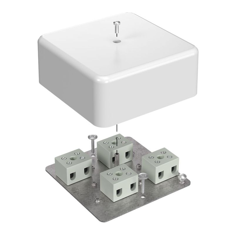 коробка огнестойкая для кабель-канала 40-0470-fr10.0-8 е15-е120 103х103х45 промрукав 40-0470-fr10.0-8 от BTSprom.by