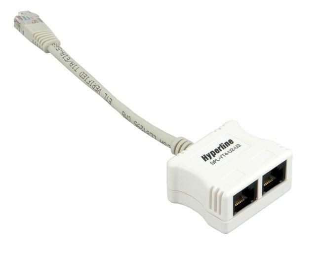 разветвитель spl-yt4-u2-u2 rj45 4prр.usoc -> 2 х 2pr.usoc hyperline 34552 от BTSprom.by