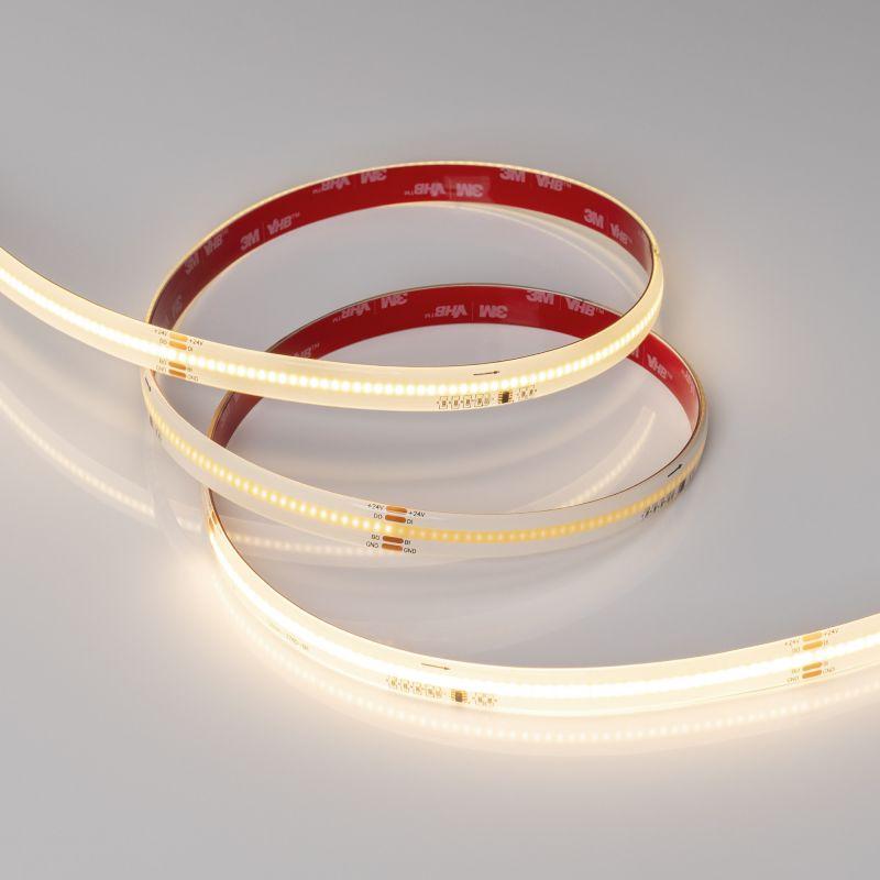 лента светодиодная spi-cob-se-x378-12mm 24v warm 3000к-px63-bpt 7вт/м ip65 герметичная бегущий огонь (уп.5м) arlight 041739 от BTSprom.by