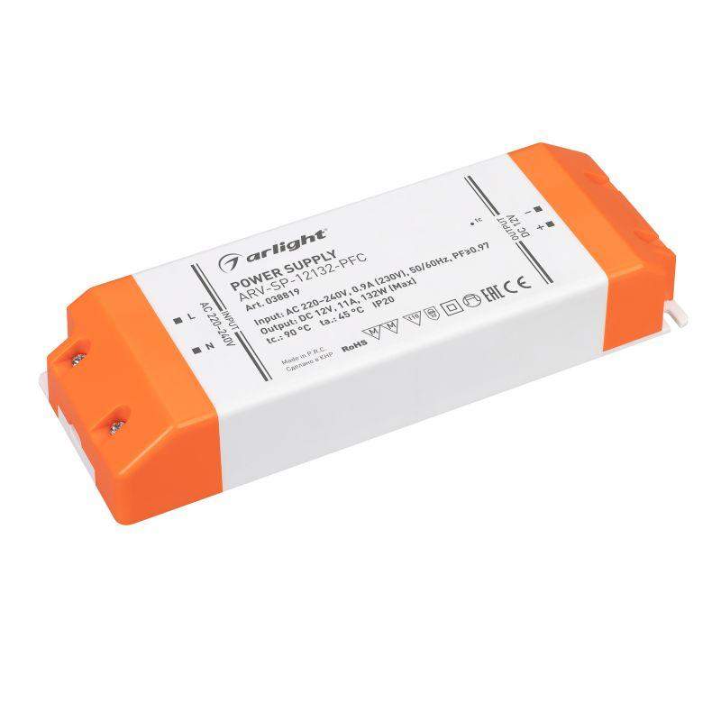 блок питания arv-sp-24100-pfc (24в 4.17а 100вт) (ip20 пластик) arlight 038818 от BTSprom.by