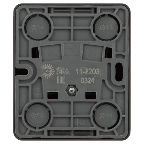  Розетка 1-м ОП Эксперт 11-2203-05 16А IP20 250В 2P+E Schuko антрацит Эра Б0063008 фото в каталоге от BTSprom.by