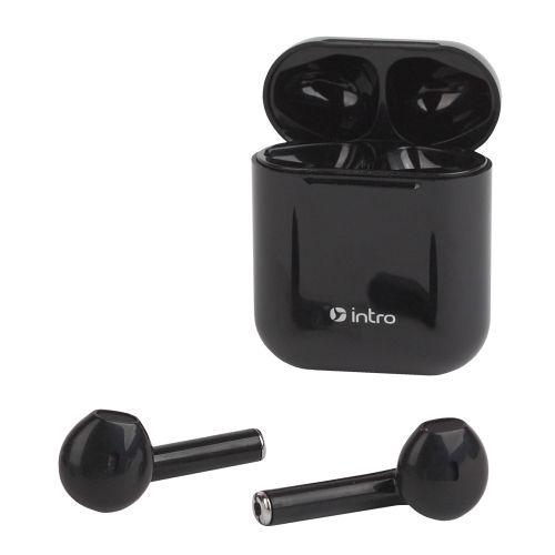 наушники беспроводные hsw790 bluetooth с зарядным боксом вкладыши черн. intro б0059361 от BTSprom.by