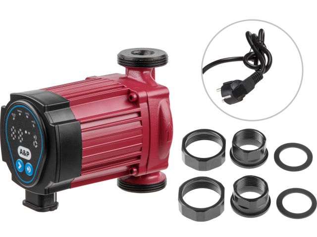 насос циркуляционный wise-25/40-130, a&p (5-22 вт, 2400 л/ч, 4 м, для отопления) ap118w002 от BTSprom.by