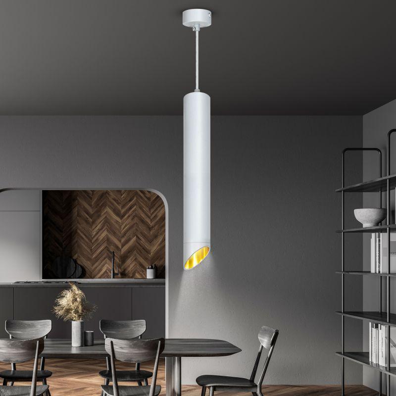 светильник подвесной (подвес) pl 17 wh mr16/gu10 потолочный цилиндр бел. эра б0055580 от BTSprom.by