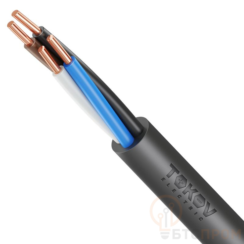 Кабель TOKOV ELECTRIC ВВГнг(А)-LS 4х1.5 ОК (N) 0.66кВ (уп.100м) УТ000028424 фото в каталоге от BTSprom.by
