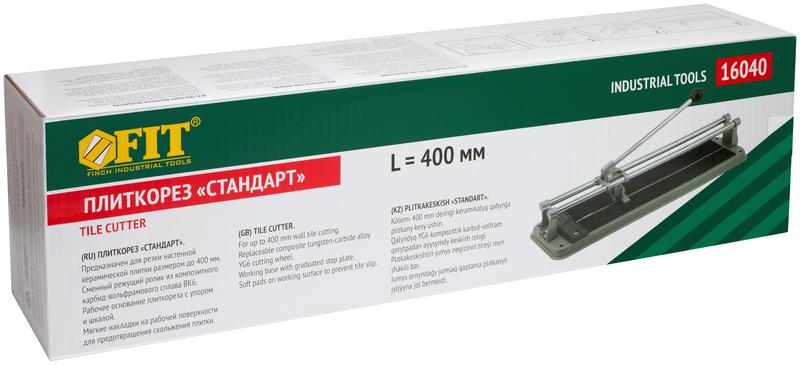  Плиткорез "Стандарт" 400мм FIT 16040 фото в каталоге от BTSprom.by