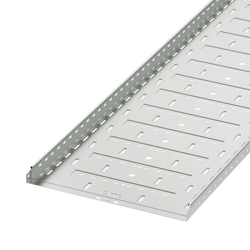 Лоток листовой перфорированный 600х50 L3000 сталь 1мм цинк-ламель DKC 35268ZL от BTSprom.by