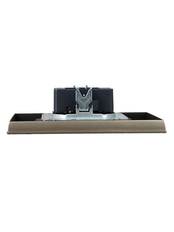  Розетка 2-м СП BRITE РСш12-2-БрШ 10А в сборе без заземл. защ. шторки шампань IEK BR-R23-10-K37-F фото в каталоге от BTSprom.by