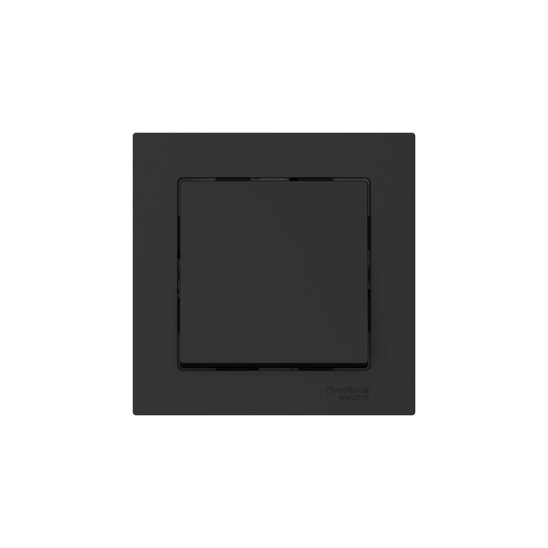  Выключатель 1-кл. AtlasDesign (сх. 1) 10AX быстрозажим. клем. в сборе карбон SE ATN001012S фото в каталоге от BTSprom.by