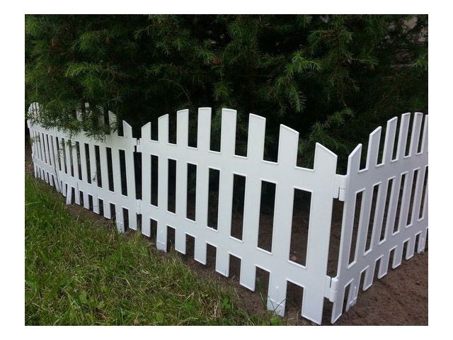 забор декоративный renessans №2, 3,1х0,35 м, белый, gardenplast 50011 от BTSprom.by