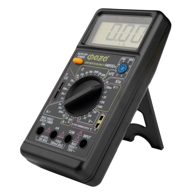  Мультиметр цифровой M890G+ ФАZА 5008854 фото в каталоге от BTSprom.by