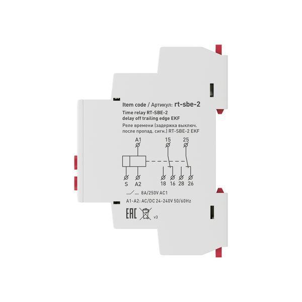  Реле времени RT-SBE-2 (задержка выключ. после пропад. сигн.) PROxima EKF rt-sbe-2 фото в каталоге от BTSprom.by