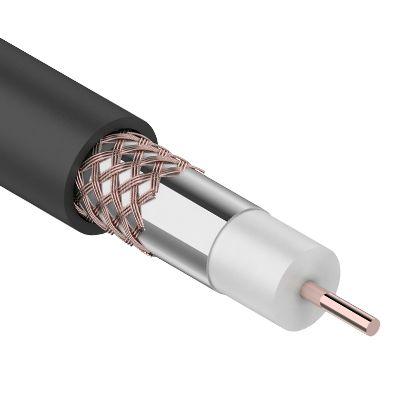 кабель rg 6u+cu 48х0.12 (75 ом) наружн. 100м (м) rexant 01-2222 от BTSprom.by