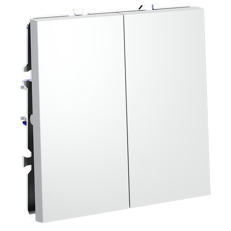  Переключатель проходной 2-кл. СП S70 10А механизм бел. матов. Voltum VLS020302 фото в каталоге от BTSprom.by