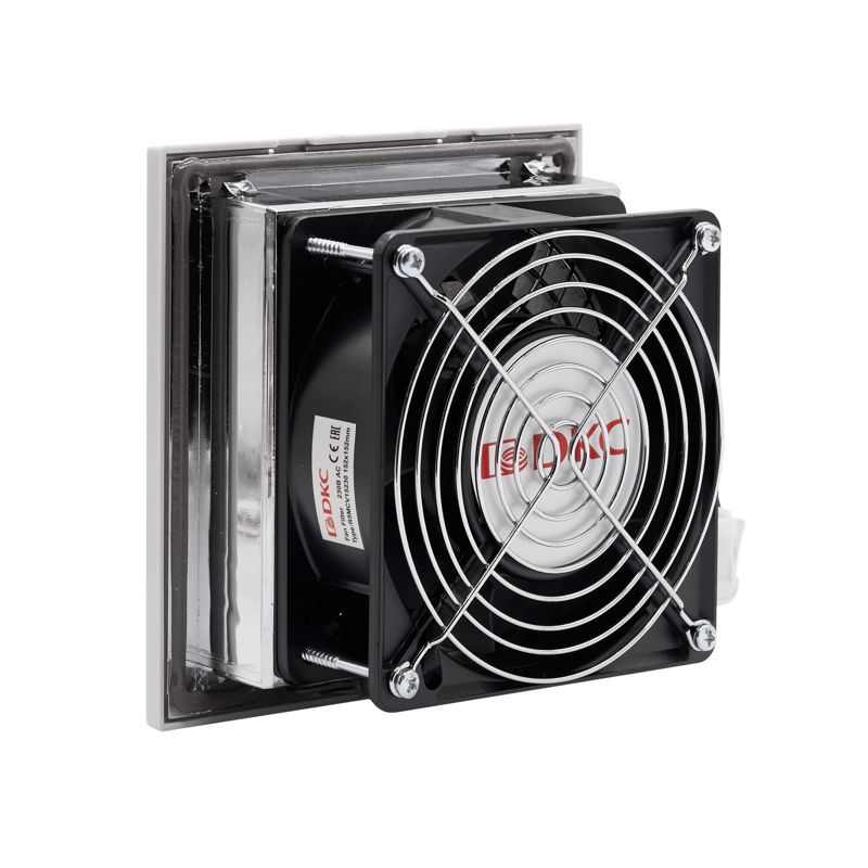  Вентилятор с фильтром ЭМС 100куб.м/ч 230В AC 152х152мм IP54 DKC R5MCV15230 фото в каталоге от BTSprom.by