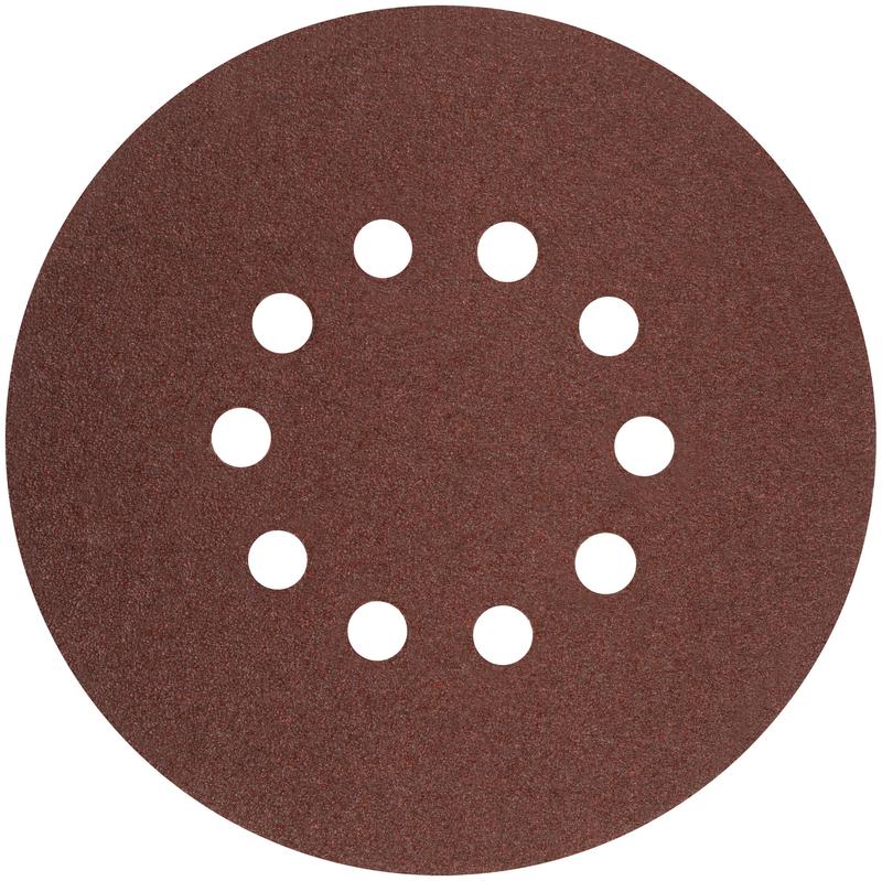 круг шлифовальный с отверст. (липучка) 225мм р 40 алюм./оксидный (уп.5шт) fit 39892 от BTSprom.by
