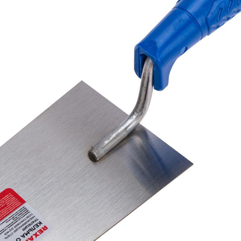  Кельма отделочника 180мм нержавеющая сталь пластмас. ручка Rexant 89-2202 фото в каталоге от BTSprom.by