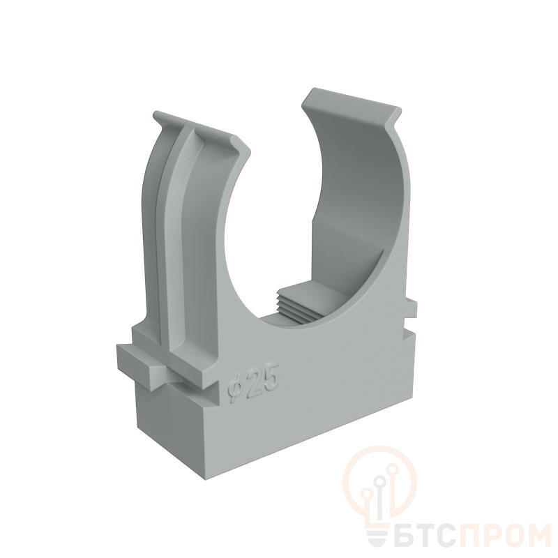 Держатель для труб (клипса) KM-KKPM-25 d25мм для прямого монтажа сер. (уп. 100шт) КМ LO67232 фото в каталоге от BTSprom.by  Держатель для труб (клипса) KM-KKPM-25 d25мм для прямого монтажа сер. (уп. 100шт) КМ LO67232 фото в каталоге от BTSprom.by