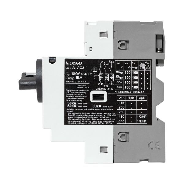  Выключатель автоматический для защиты двигателя GV2P 0.63-1А EKF gv2pm-1.0 фото в каталоге от BTSprom.by