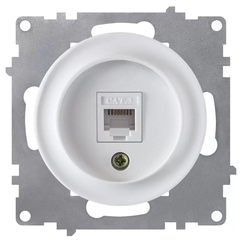розетка телефонная 1-м сп florence rj11 механизм бел. (1e20601300) onekeyelectro 2172769 от BTSprom.by