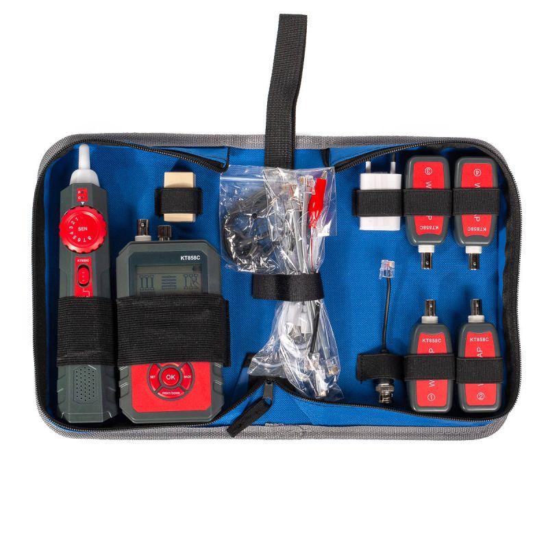  LAN-тестер кабельный с PoE KT 858C PROLINE КВТ 86210 фото в каталоге от BTSprom.by