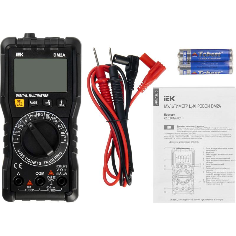  Мультиметр цифровой DM2A ARMA2L 5 IEK A2L5-DM11-02 фото в каталоге от BTSprom.by