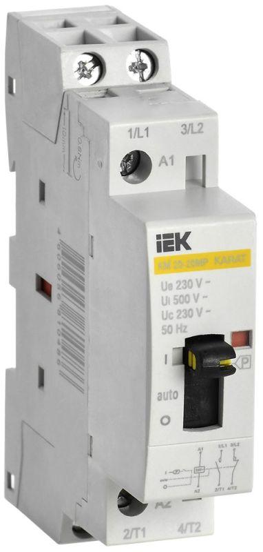 контактор модульный км20-20мр ac с ручным управ. karat iek mkk12-20-20 от BTSprom.by