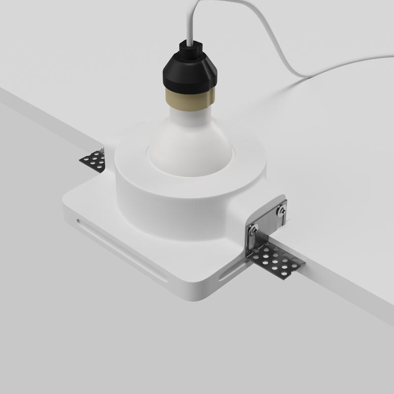  Светильник Gyps Modern 10Вт GU10 IP20 встраив. бел. Maytoni DL002-GU10-01-W фото в каталоге от BTSprom.by