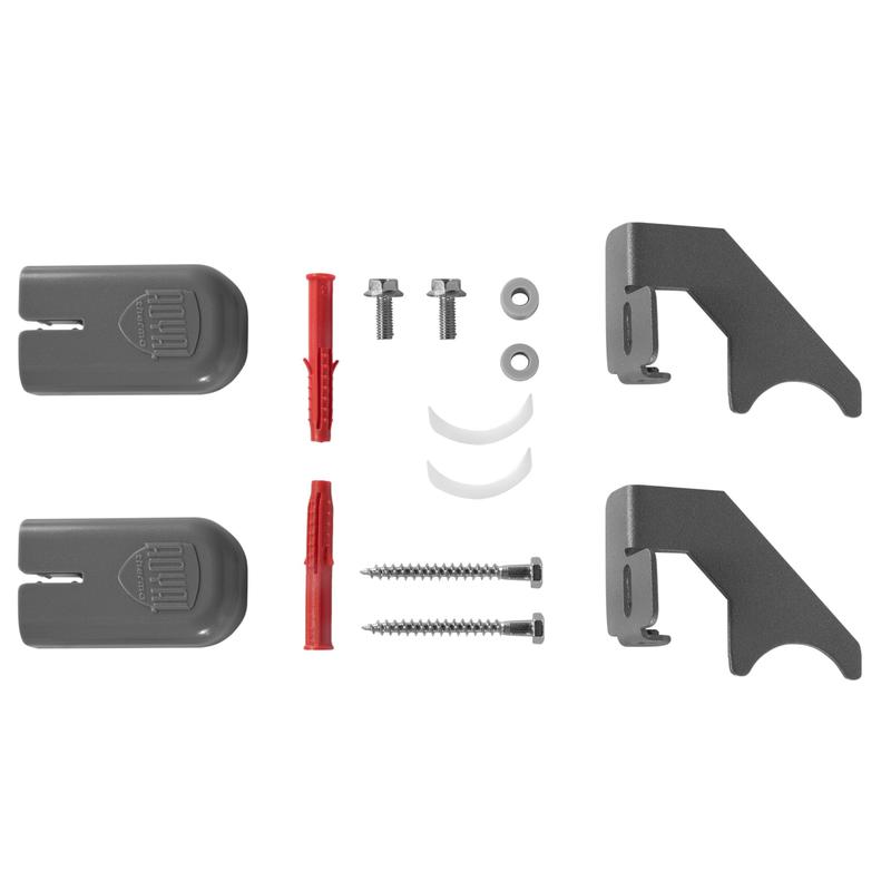  Комплект настенных регулируемых кронштейнов Design 80 серебр. Royal Thermo НС-1402583 фото в каталоге от BTSprom.by