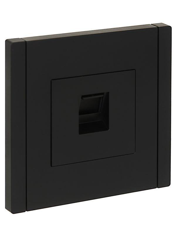 розетка компьютерная rj45 кат.6 forte&piano fp131 черн. iek fp-k10-2-k02 от BTSprom.by