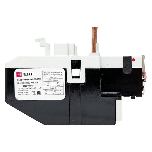  Реле тепл. РТЭ 3361 55-70А EKF rel-3361-55-70 фото в каталоге от BTSprom.by