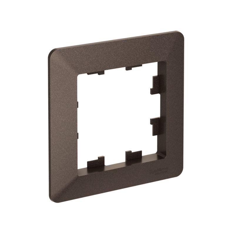 рамка 1-м atlasdesign air мокко/дым. черн. se atn220601 от BTSprom.by