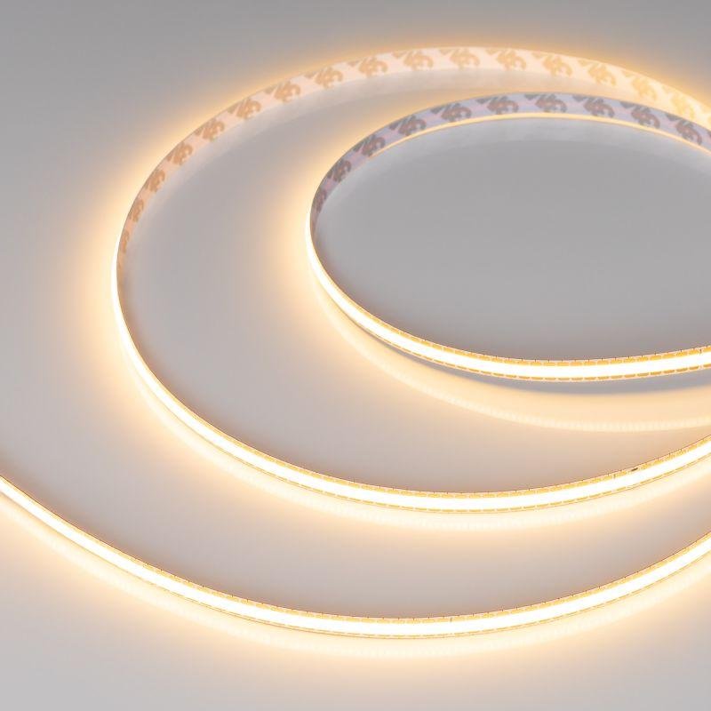 лента светодиодная cob-x544-8mm 24v warm 2700к 11вт/м ip20 freecut свободная резка (уп.5м) arlight 043413 от BTSprom.by